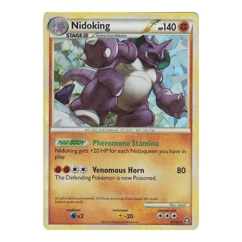 HS Triumphant 6/102 Nidoking (Shatter Holo)
