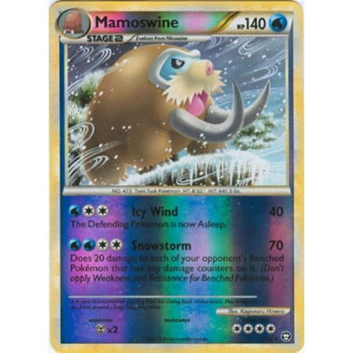 HS Triumphant 5/102 Mamoswine (Reverse Holo)
