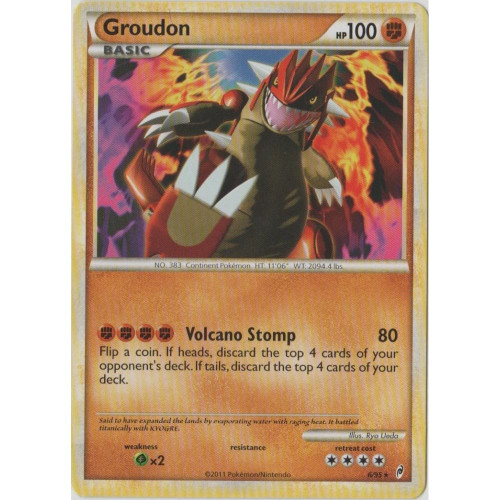 Call of Legends 6/95 Groudon (Non-Holo)