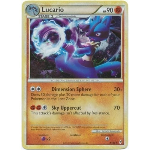 Call of Legends 14/95 Lucario (Cosmo Holo)