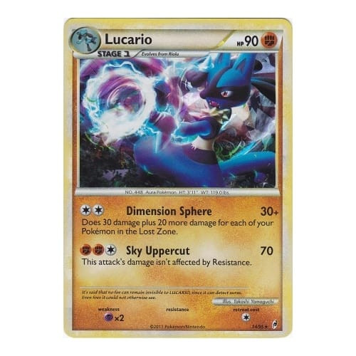 Call of Legends 14/95 Lucario (Shatter Holo)