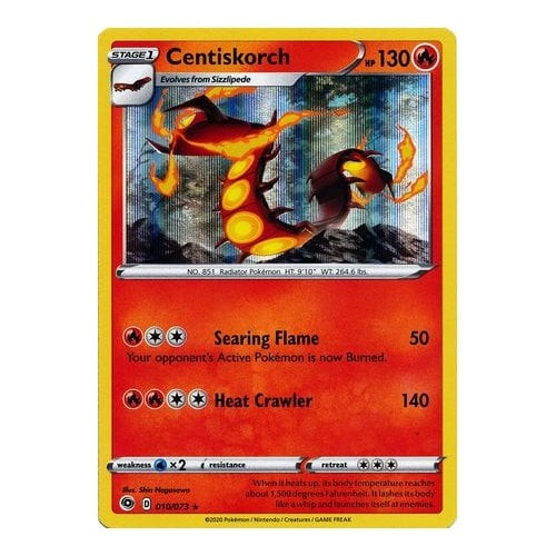 Champions Path 010/073 Centiskorch (Holo)