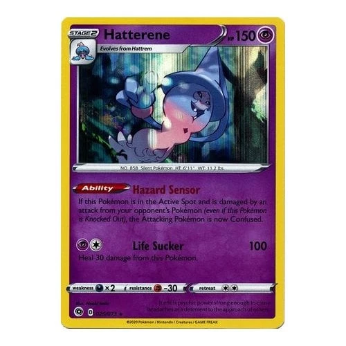 Champions Path 20/73 Hatterene (Holo)