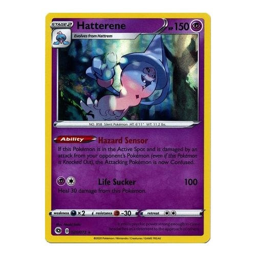 Champions Path 020/073 Hatterene (Holo)
