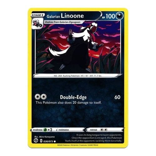 Champions Path 036/073 Galarian Linoone