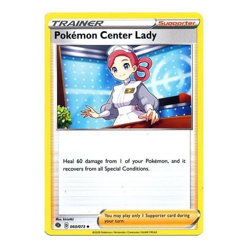 Champions Path 60/73 Pokemon Center Lady