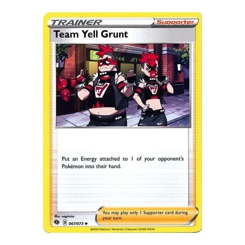 Champions Path 67/73 Team Yell Grunt
