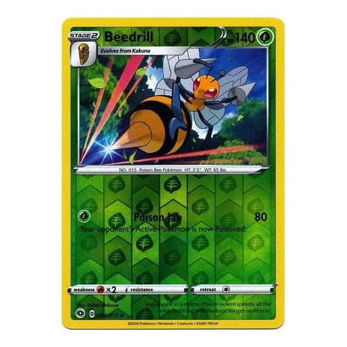 Champions Path 04/73 Beedrill (Reverse Holo)
