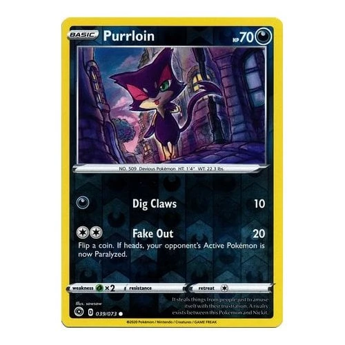 Champions Path 39/73 Purrloin (Reverse Holo)