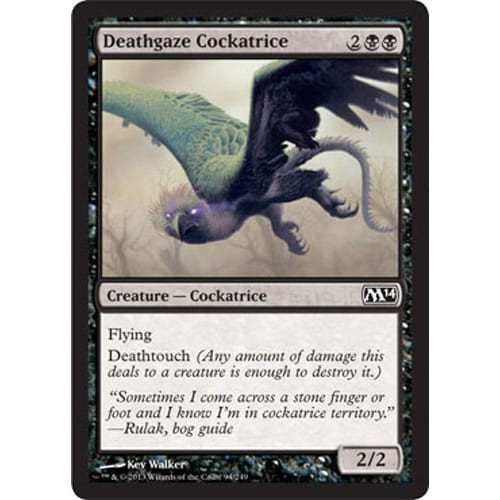 Deathgaze Cockatrice (foil) | Magic 2014 Core Set