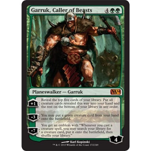 Garruk, Caller of Beasts (foil)