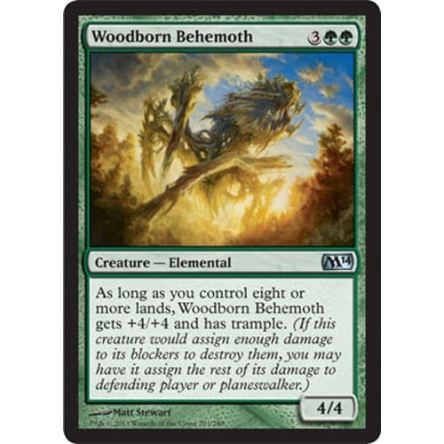 Woodborn Behemoth (foil) | Magic 2014 Core Set