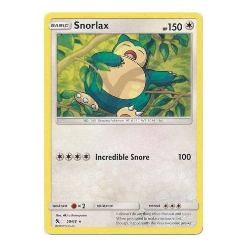 Hidden Fates 50/68 Snorlax