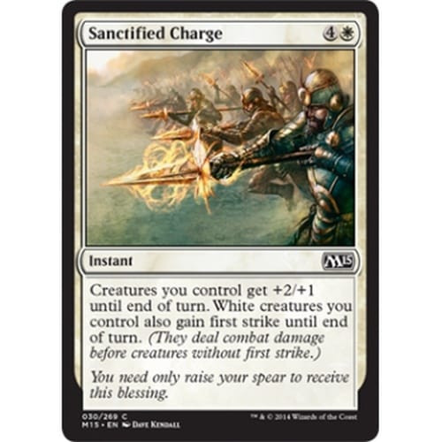 Sanctified Charge (foil) | Magic 2015 Core Set
