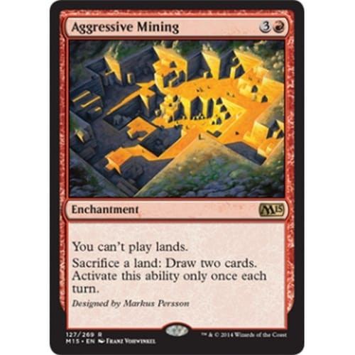 Aggressive Mining (foil) | Magic 2015 Core Set