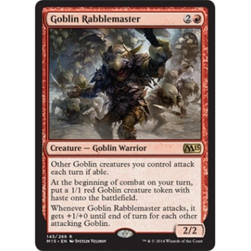Goblin Rabblemaster (foil)