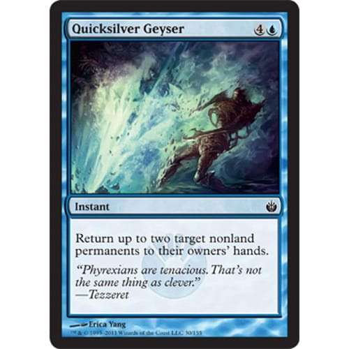 Quicksilver Geyser (foil) | Mirrodin Besieged