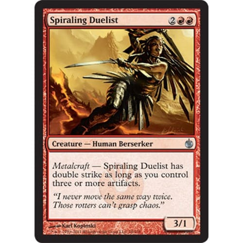 Spiraling Duelist (foil) | Mirrodin Besieged