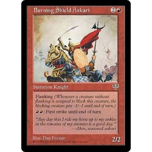 Burning Shield Askari