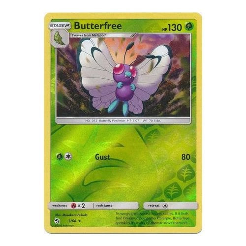 Hidden Fates 03/68 Butterfree (Reverse Holo)