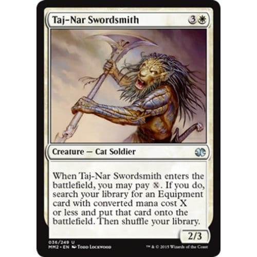 Taj-Nar Swordsmith (foil) | Modern Masters 2015 Edition
