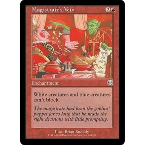 Magistrate's Veto (foil)