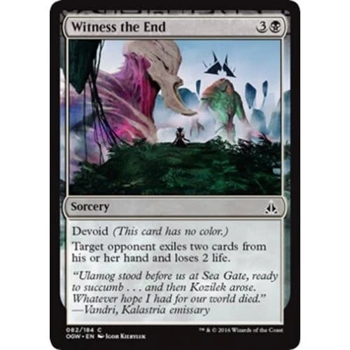 Witness the End (foil)