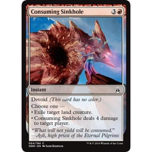Consuming Sinkhole (foil) | Oath of the Gatewatch