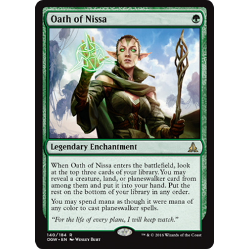 Oath of Nissa (foil) | Oath of the Gatewatch