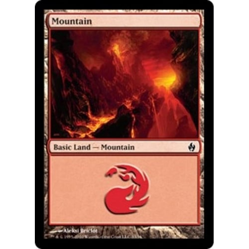 Mountain (#33) (foil) | Premium Deck Series: Fire & Lightning