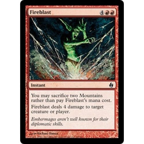 Fireblast (foil) | Premium Deck Series: Fire & Lightning