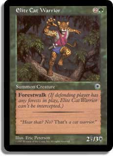 Elite Cat Warrior (Flavour Text)
