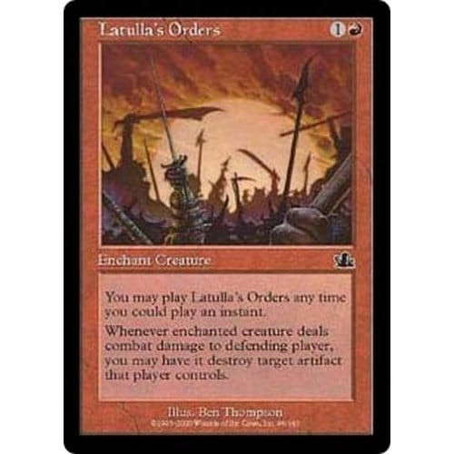 Latulla's Orders (foil)