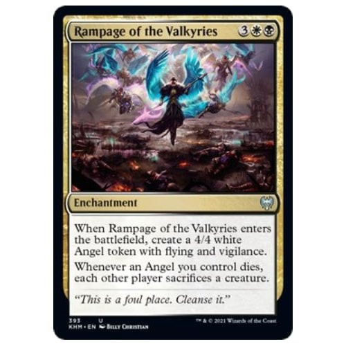 Rampage of the Valkyries (Theme Booster Card) | Kaldheim