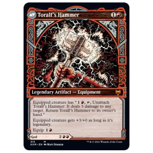 Toralf, God of Fury // Toralf's Hammer (Showcase Frame)