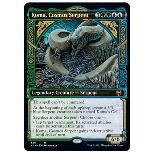Koma, Cosmos Serpent (Showcase Frame)