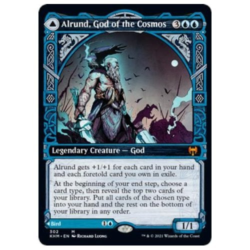 Alrund, God of the Cosmos // Hakka, Whispering Raven (Showcase Frame)
