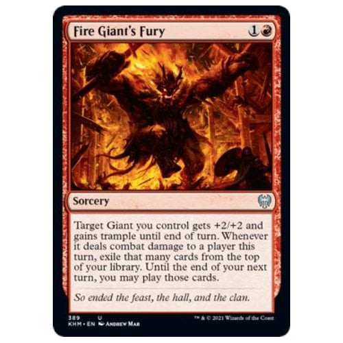 Fire Giant's Fury (Theme Booster Card) | Kaldheim