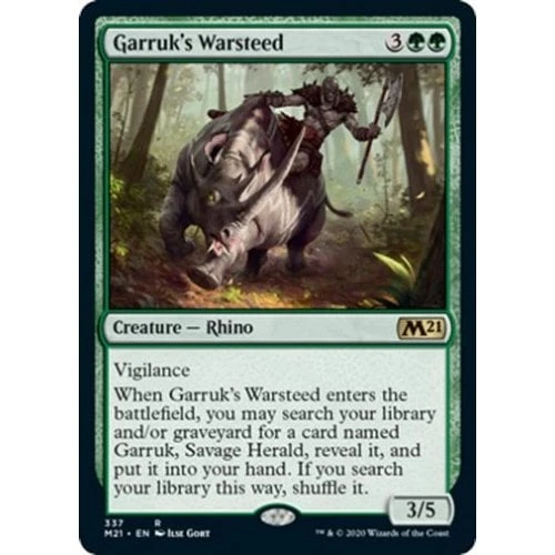 Garruk's Warsteed (Planeswalker Deck Card)