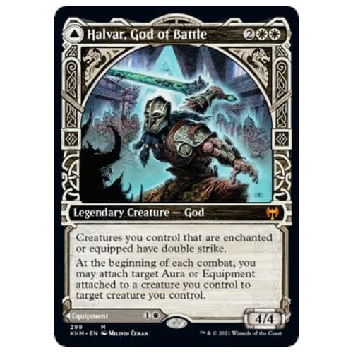 Halvar, God of Battle // Sword of the Realms (Showcase Frame)