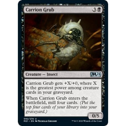 Carrion Grub (foil) | Core Set 2021