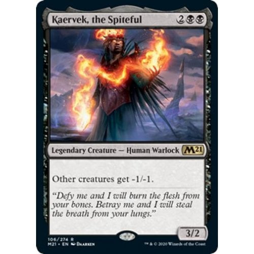 Kaervek, the Spiteful (foil) | Core Set 2021
