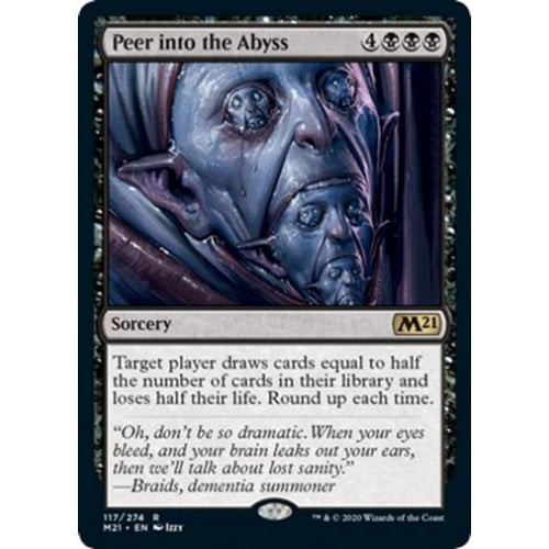 Peer into the Abyss (foil) | Core Set 2021
