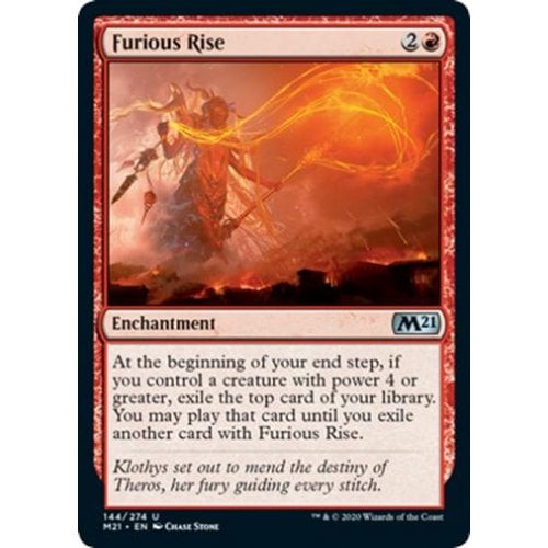 Furious Rise (foil) | Core Set 2021