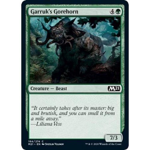 Garruk's Gorehorn (foil) | Core Set 2021