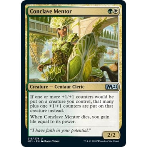 Conclave Mentor (foil) | Core Set 2021