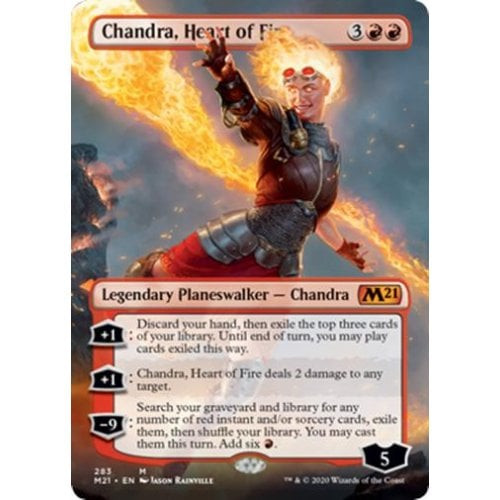 Chandra, Heart of Fire (Borderless Planeswalker) (foil)