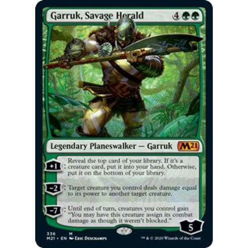 Garruk, Savage Herald (Planeswalker Deck Foil) (foil)