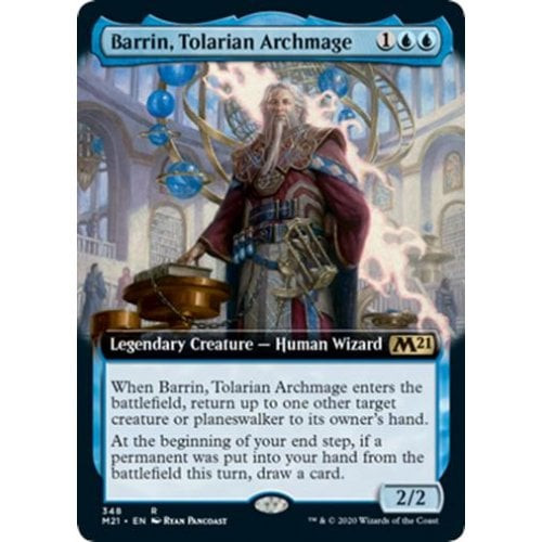 Barrin, Tolarian Archmage (Extended Art) (foil)