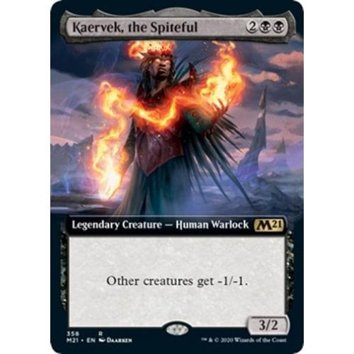 Kaervek, the Spiteful (Extended Art) (foil)